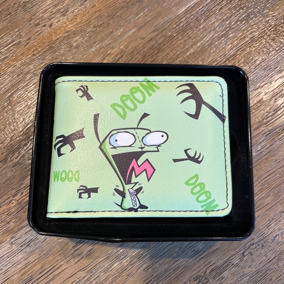 Buckle-Down Other - Nickelodeon Invader Zim GIR ‘Doom’ Buckle-Down Bifold Wallet With Tin Case New.